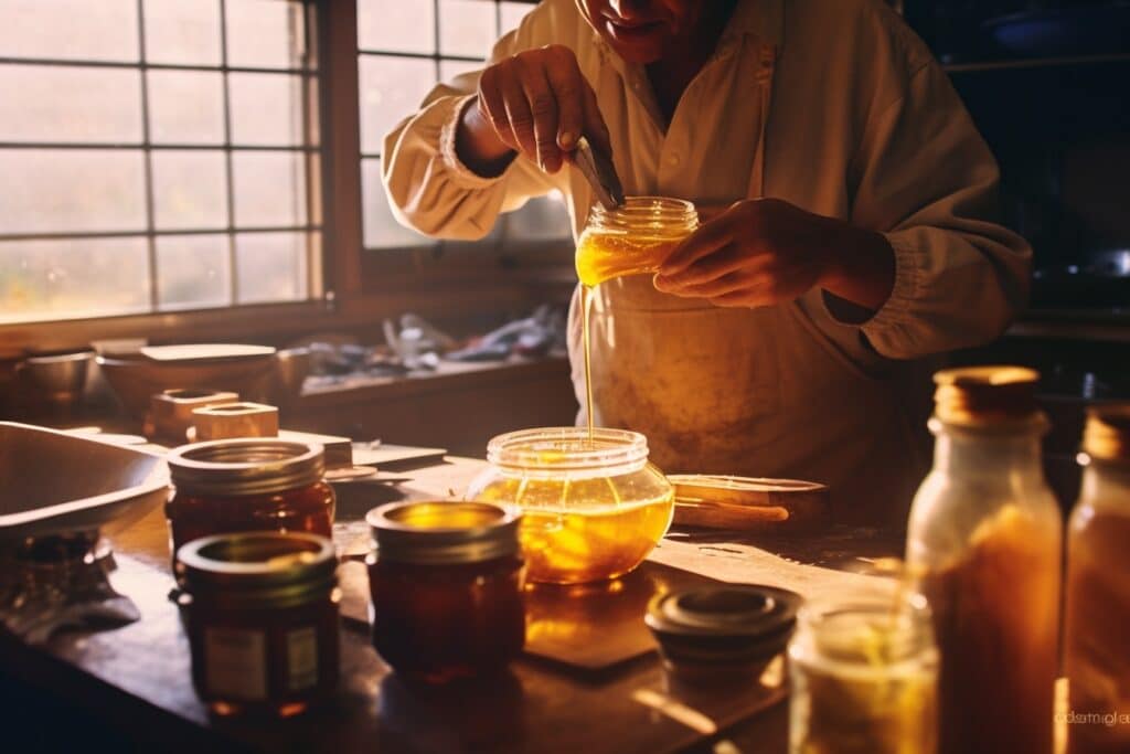 fabrication du miel au cbd